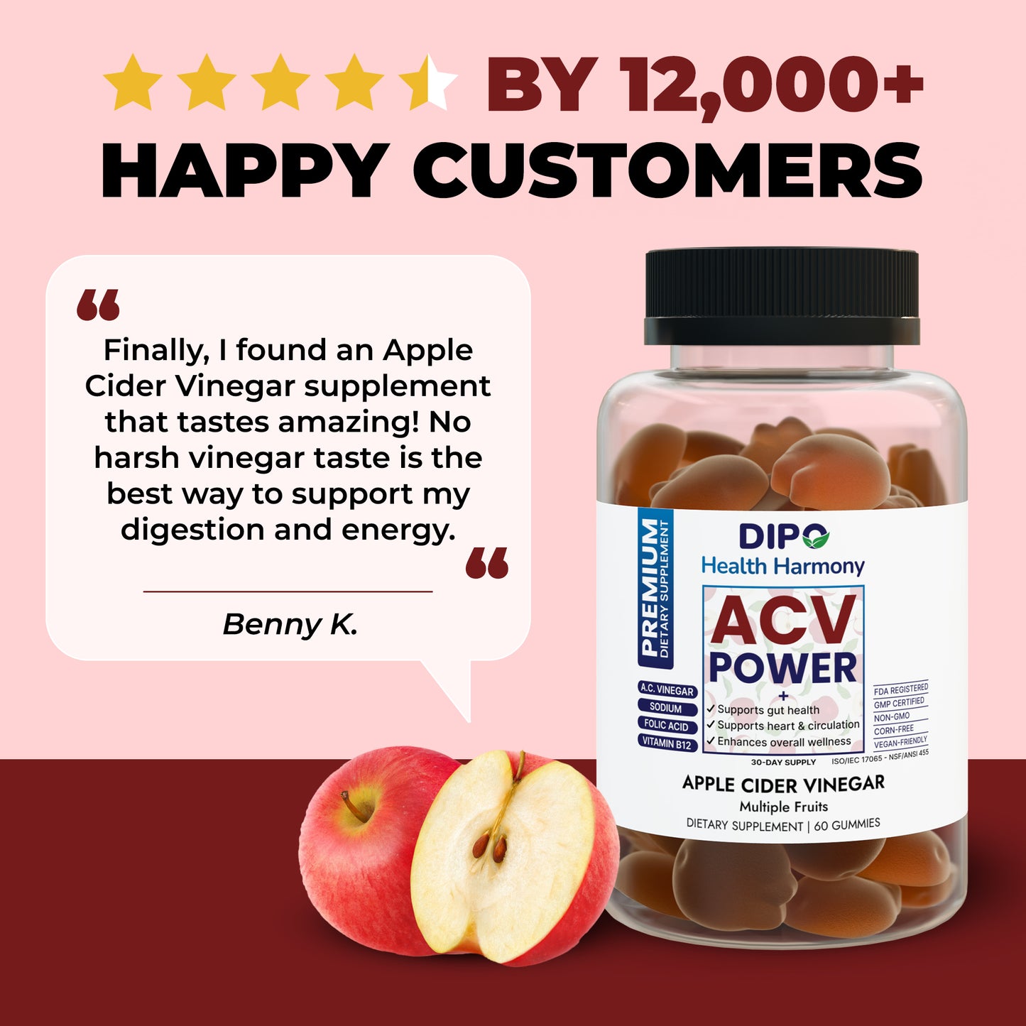 Apple Cider Vinegar Gummies - Monthly Subscription