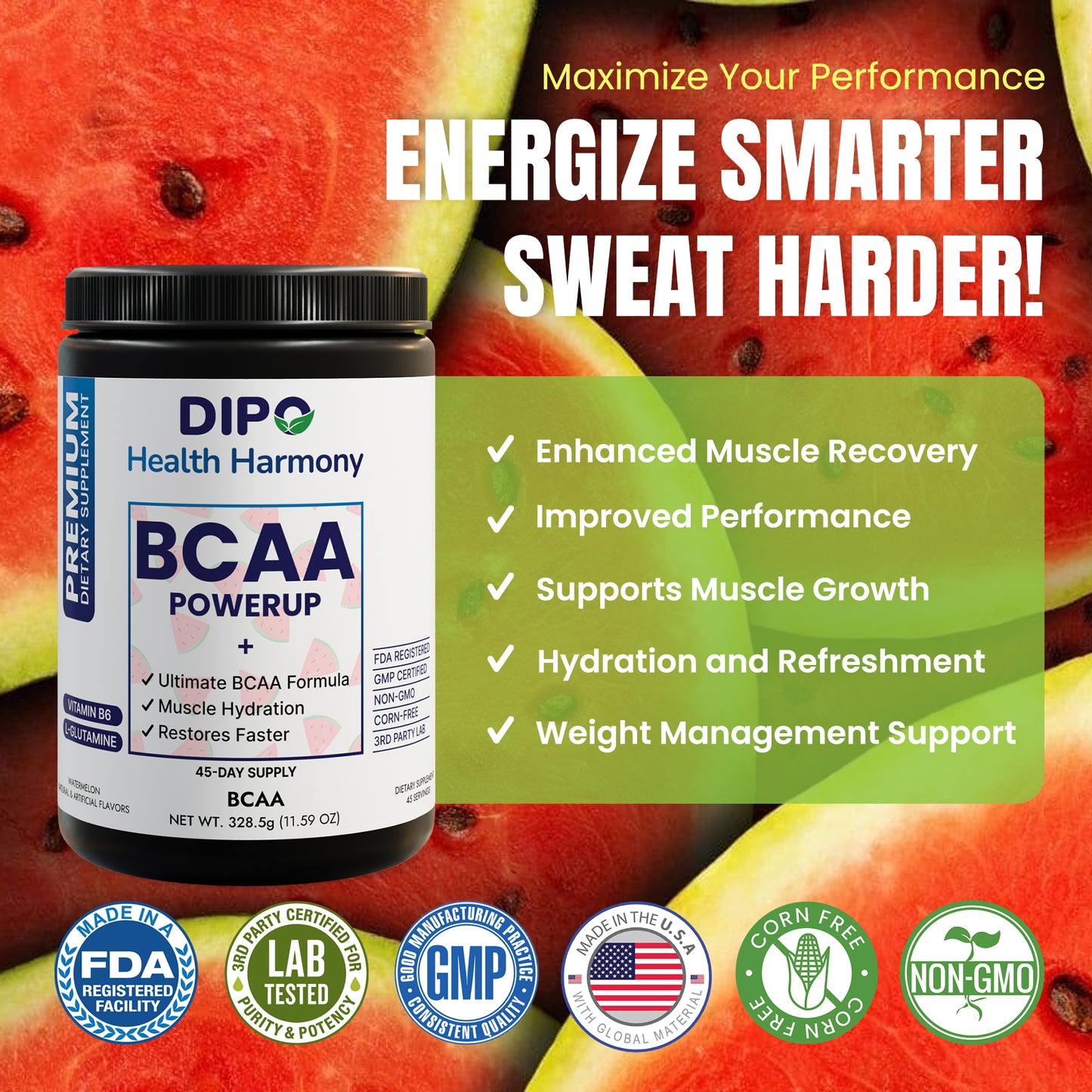 BCAA, Watermelon - Monthly Subscription