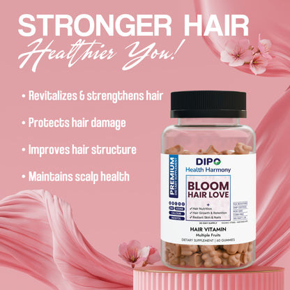 Bloom Hair Love Vitamin Gummies - Monthly Subscription