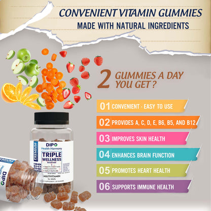 Multivitamin Gummies for Adults - Monthly Subscription