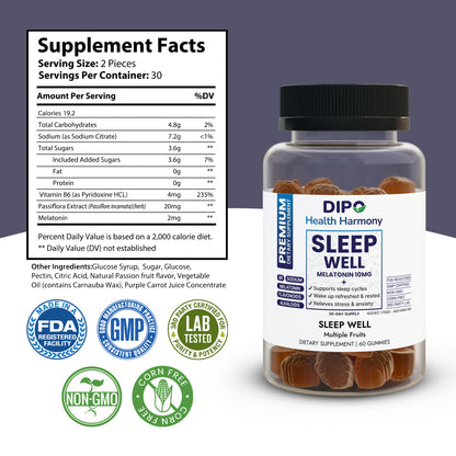 Sleep Well Gummies - Monthly Subscription