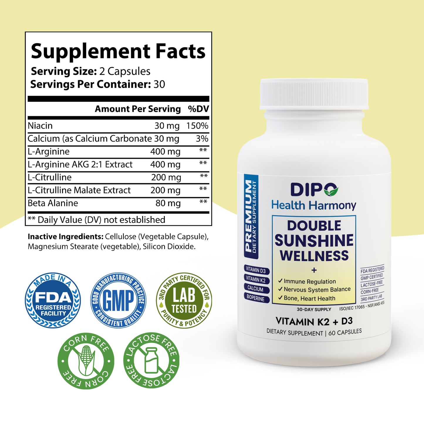 Vitamin K2 + D3 - Monthly Subscription