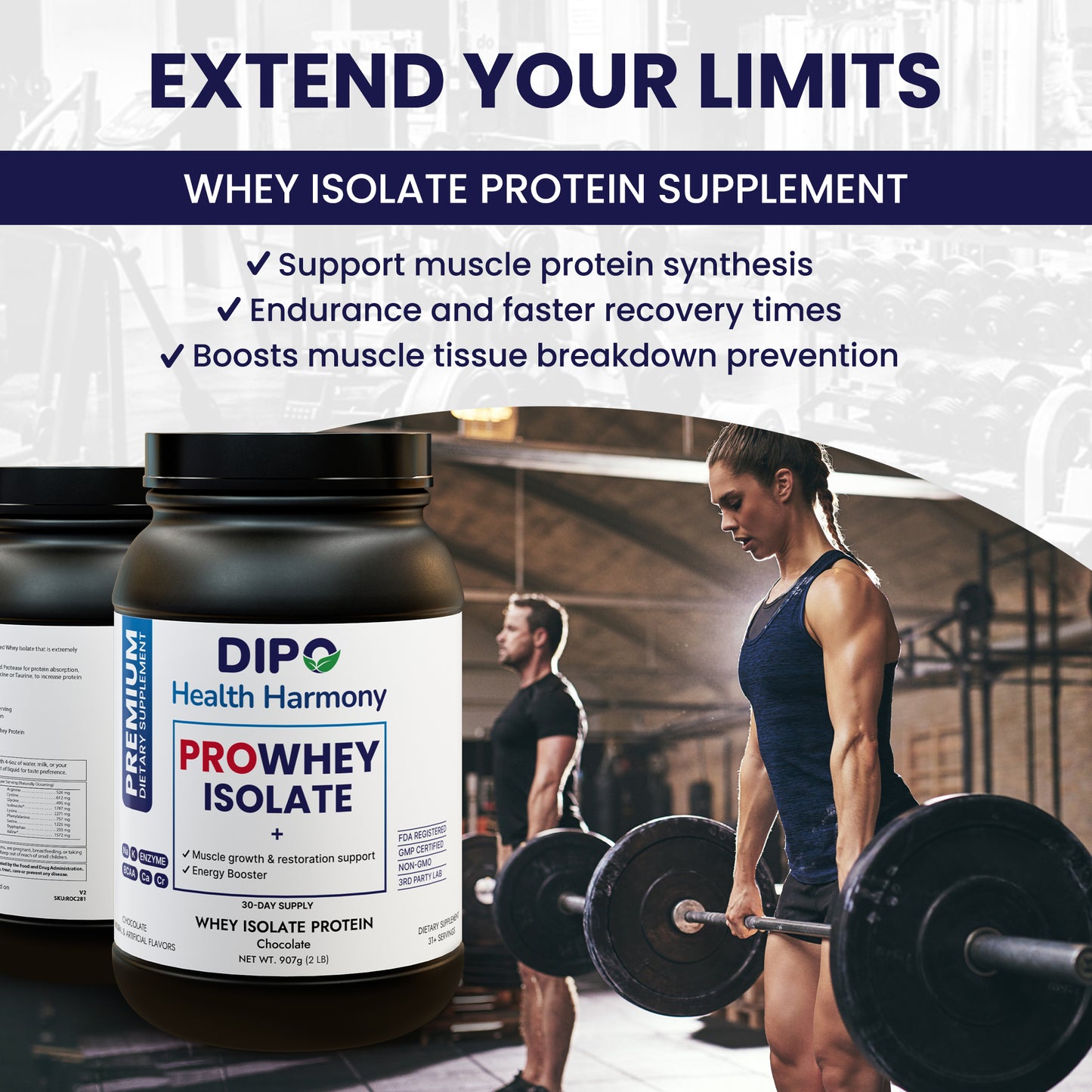 Whey Isolate Protein - Monthly Subscription