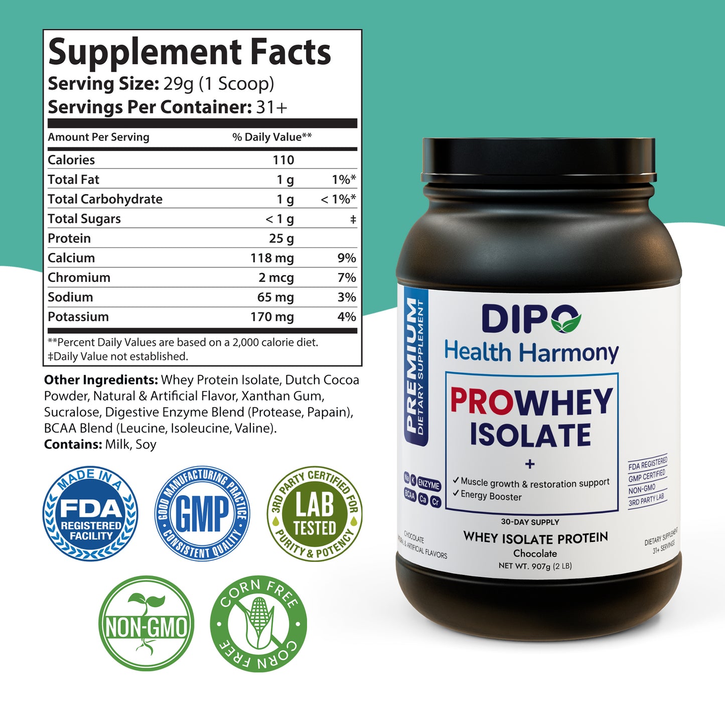 Whey Isolate Protein - Monthly Subscription